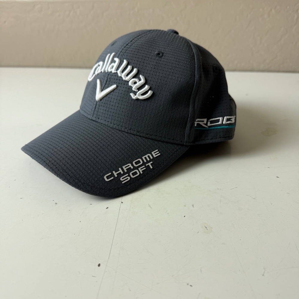 Callaway Tour Authentic Golf Hat Grey Rogue Chrome Soft Odyssey Adjustable Cap